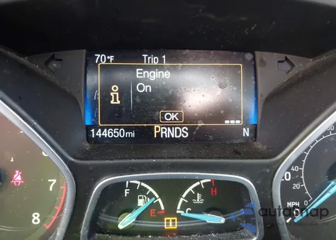 2016 Ford Focus Titanium from USA, damaged, VIN 1FADP3N29GL318464